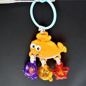 Infantino Whale Link & Jingle Activity Rattle Sea Charms Fish